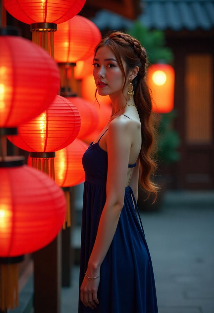 片场里的演员交谈